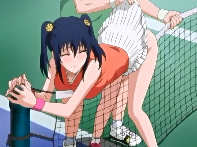 Horny Anime Hentai - Horny hentai schoolgirl gets toyed in gym class